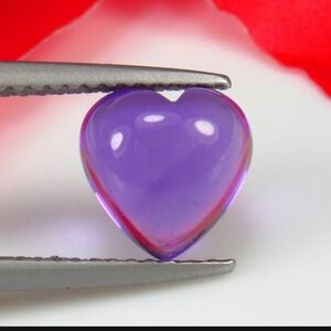 2.30 Ct Natural Brazilian Purple Amethyst Heart Cab